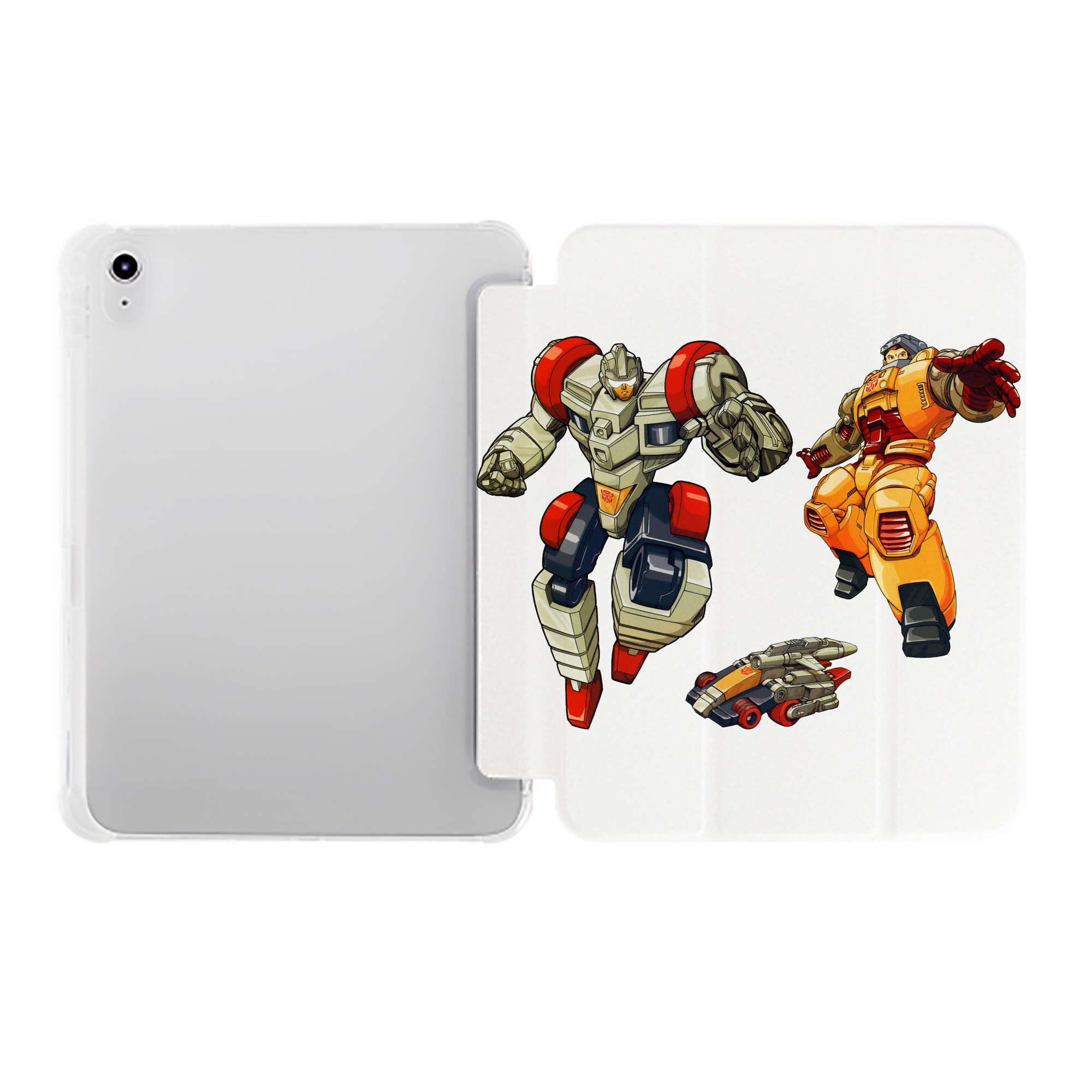 （画像用）  IPad ケース ペン収納付き 三つ折りスタンド PUレザー×シリコン 対応機種9.5/10.5/10.9インチ